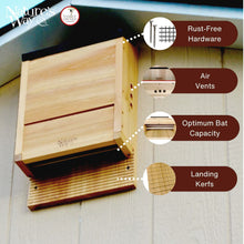 Load image into Gallery viewer, Bat House, 3 Chamber, Cedar
