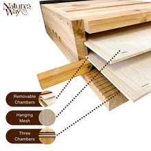 Load image into Gallery viewer, Bat House, 3 Chamber, Cedar
