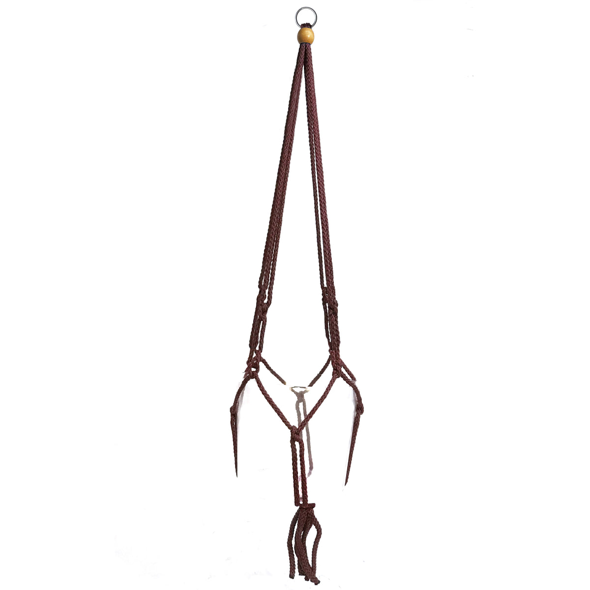 Plant Hanger, Macrame, 30in, Colorful