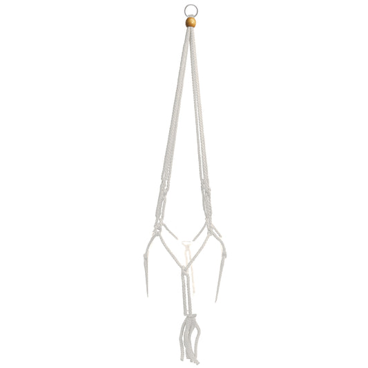 Plant Hanger, Macrame, 30in, Colorful