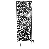 Metal Privacy Screen, Vine Leaves