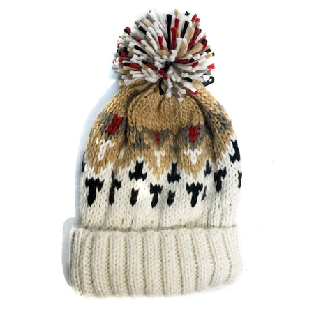 Knitted Toque, Multi Colored