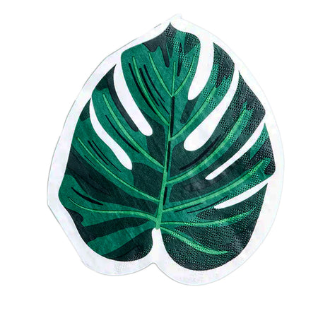 Printed Paper Napkin, 20 count, Palm Shaped