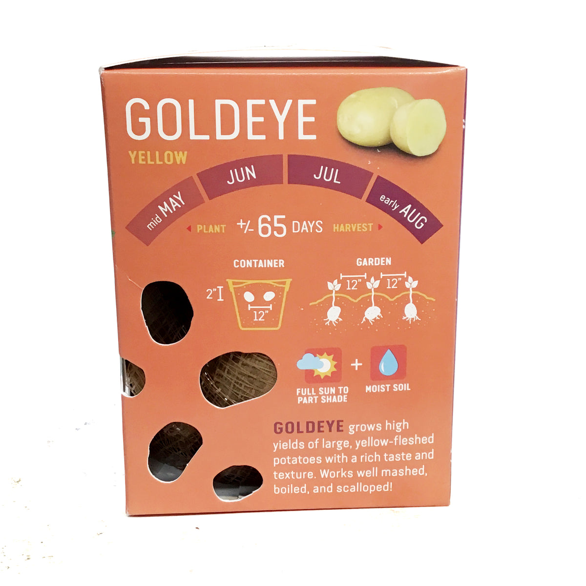 Seed Potato - Goldeye, Earth Apples, 1kg Box
