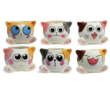 Load image into Gallery viewer, Planter, 2in Sitting Cats, Ast
