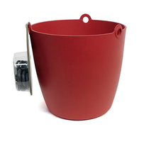 Load image into Gallery viewer, Planter, 7in, Hanging, Plastic, Red

