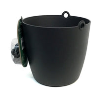 Load image into Gallery viewer, Planter, 7in, Hanging, Plastic, Dark Grey
