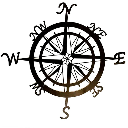 Metal Compass Wall Decor