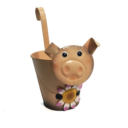 Planter, Metal, Hanging, Farm Animals, Ast