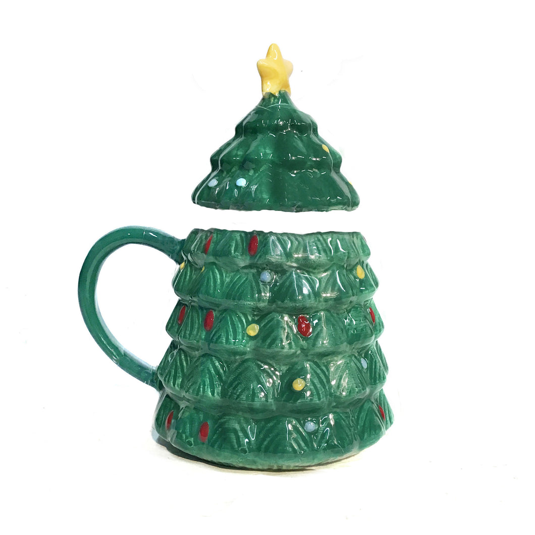Ceramic Mug, Christmas Tree