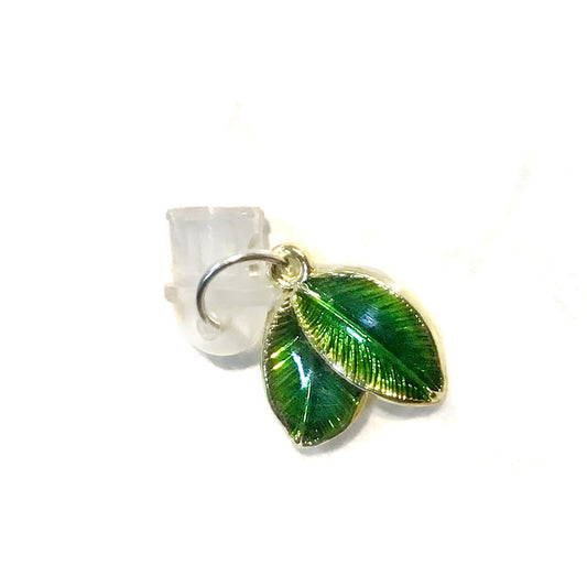 Dust Plug, Green Leaf, Type C Charger