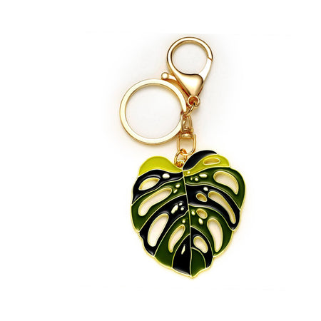 Keychain, Monstera Leaf