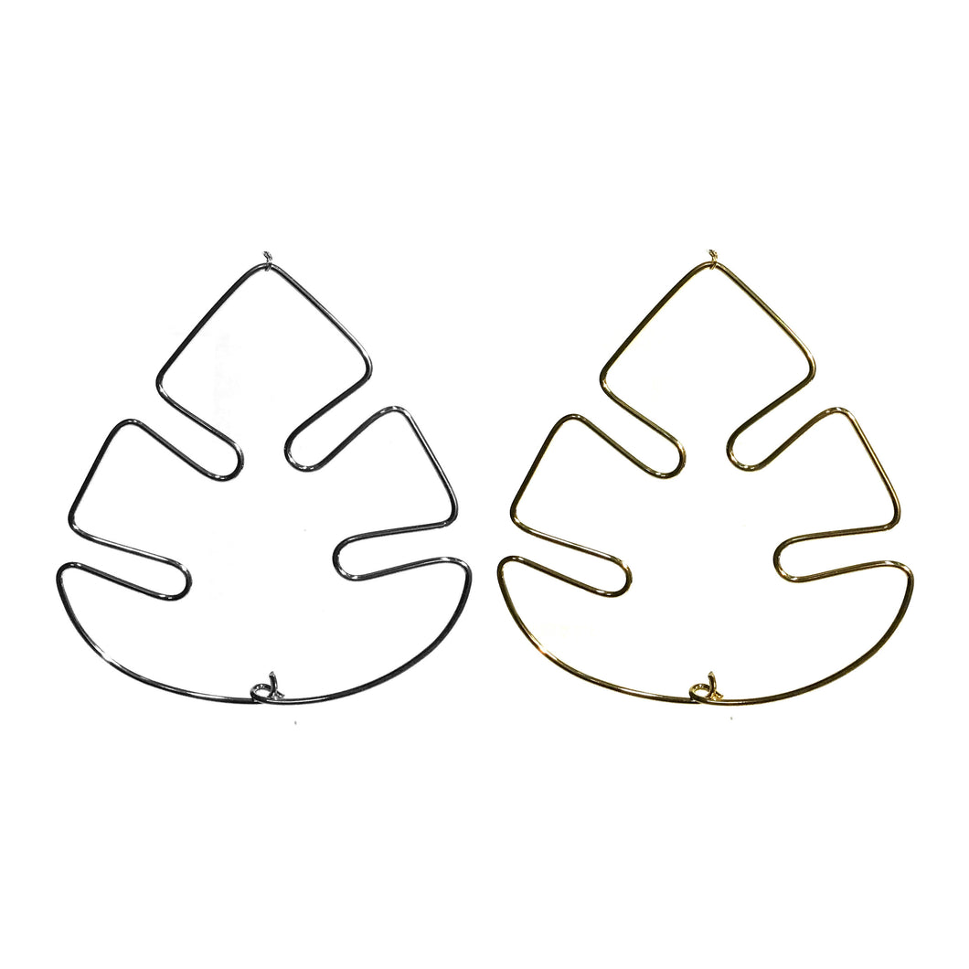 Plant Support, Monstera Leaf, Large, Assorted