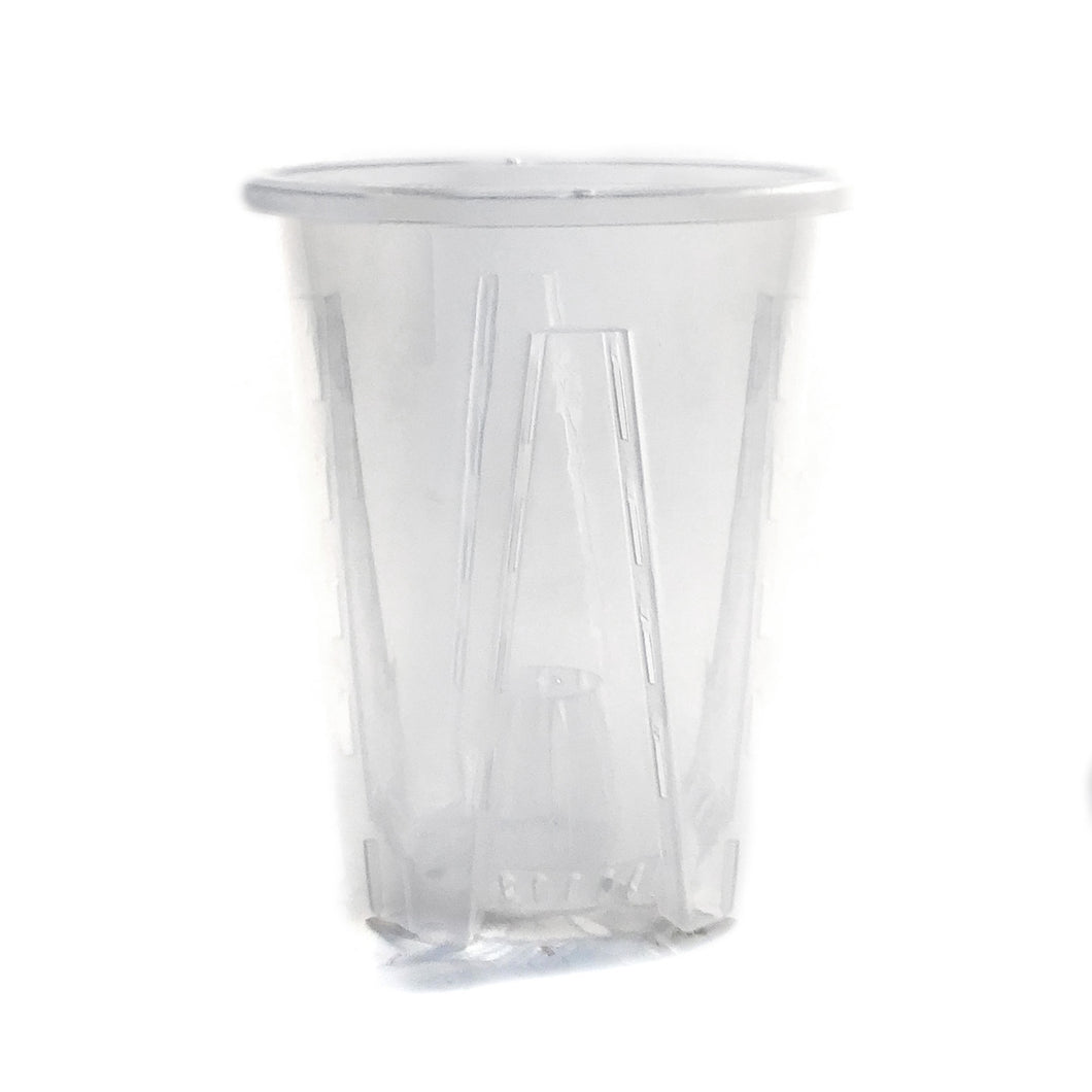 Plastic Clear Orchid Pot, Large