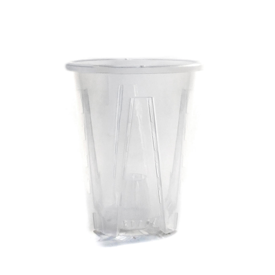 Plastic Clear Orchid Pot, Medium