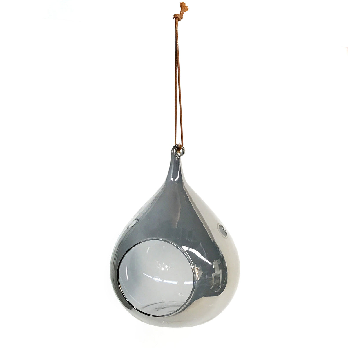 Blown Glass Bird Feeder, 2 Assorted