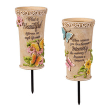 Load image into Gallery viewer, Butterfly Flower Stake Vase, Assorted
