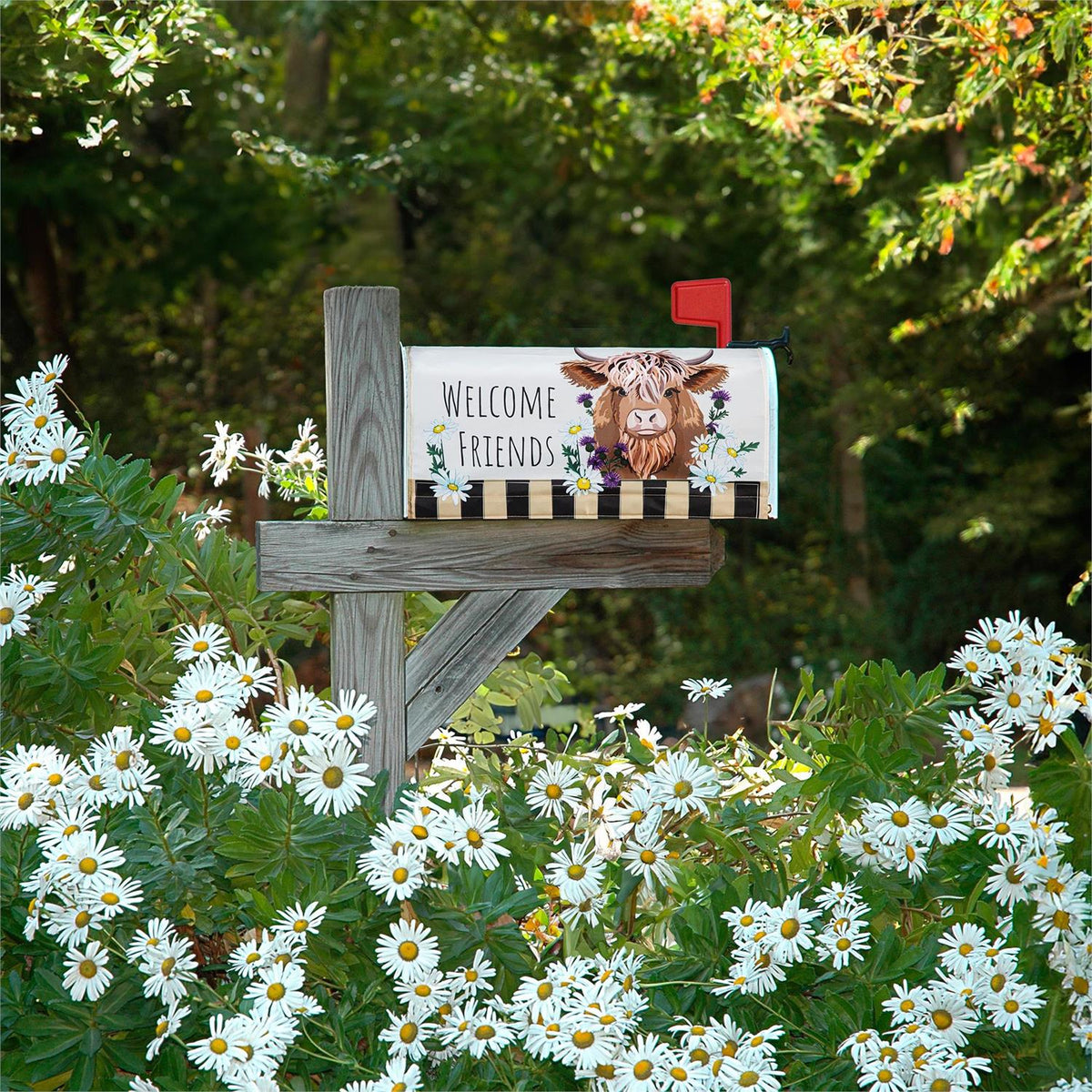 Mailbox Cover, Highland Cow