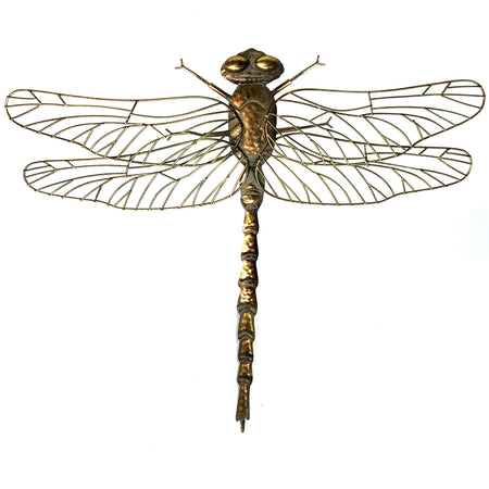 Gold Dragonfly Wall Decor