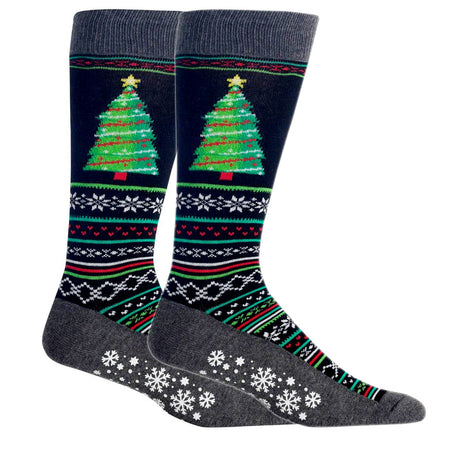 Mens, Christmas Socks, Christmas Tree