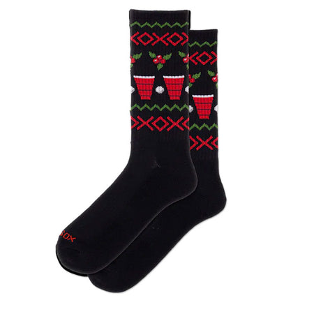 Mens, Christmas Socks, Beer Pong