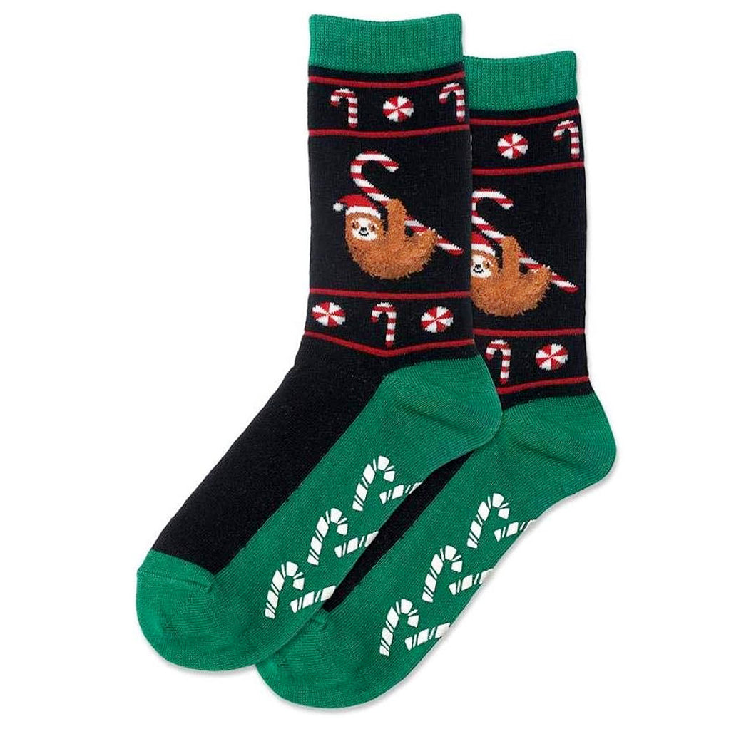 Womens, Christmas Socks,Christmas Sloth