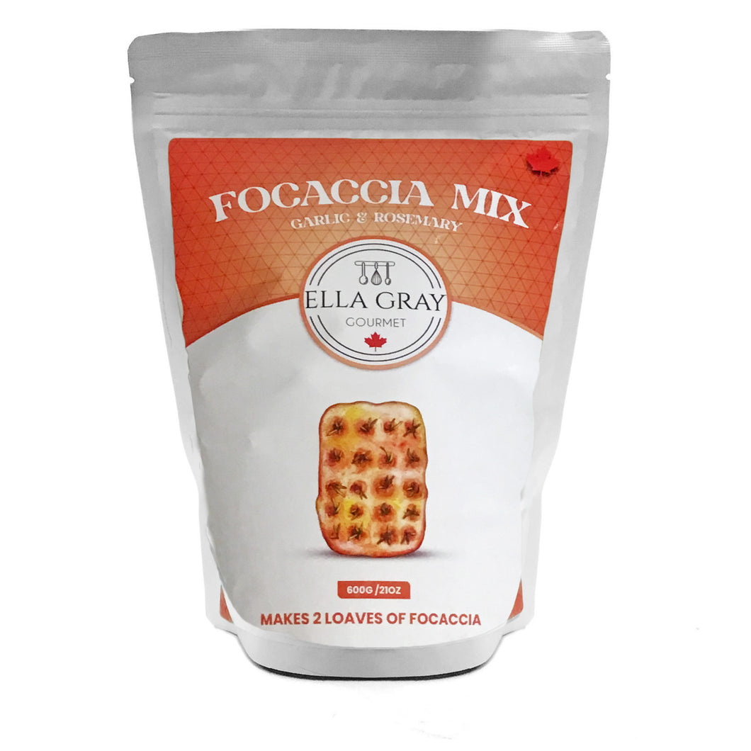 Ella Gray Gourmet - Focaccia Bread Mix, Garlic/Ros