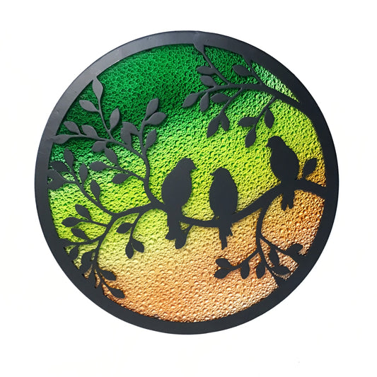 Outdoor Wall Art, Perched Birds, Assorted