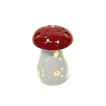 Decor Ceramic  LED Mushroom, Small