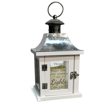 Lantern with LED Candle, Memorial, 2 Asst