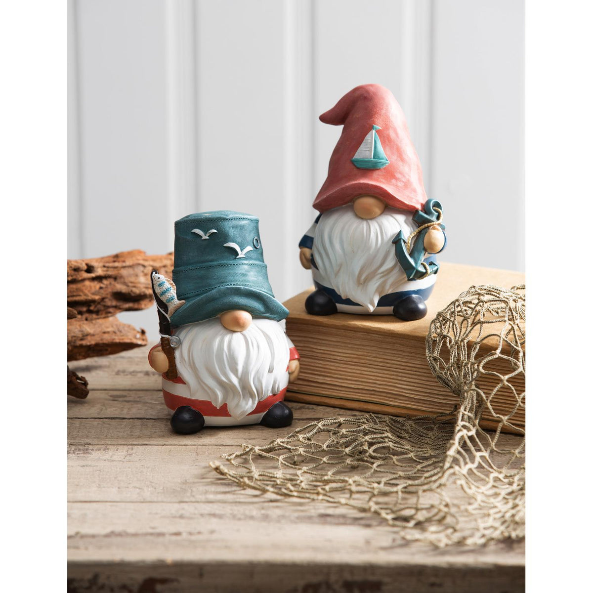 Figurine Nautical Gnome, 2 Assorted