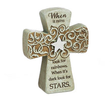 Load image into Gallery viewer, Decor Inspirational Cross, 6 Ast
