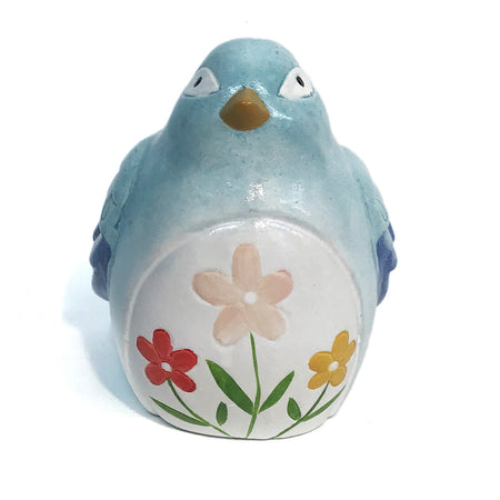 Ceramic Decor Floral Birds, Assorted
