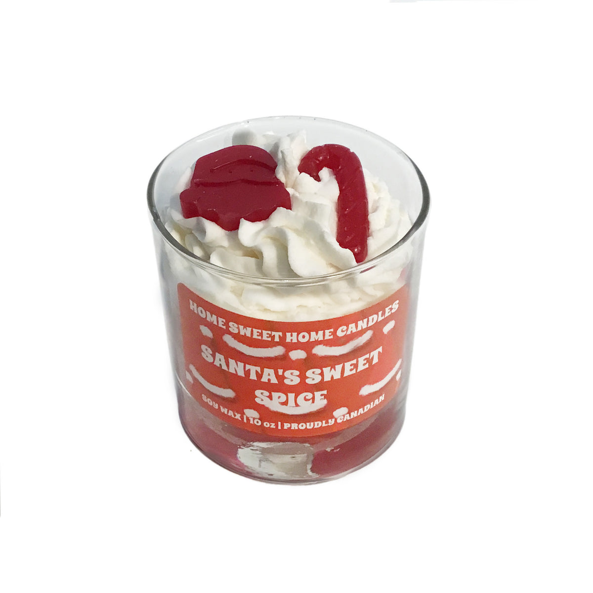 Candle, Holiday Whipped - Santa Sweet Spice