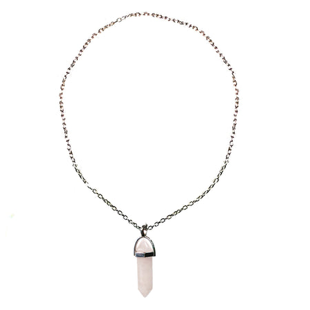 Necklace, Rose Quartz 20in