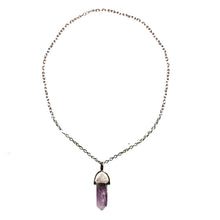 Load image into Gallery viewer, Necklace, Amethyst 20in
