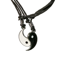 Load image into Gallery viewer, Necklace, Ying/Yang 2P, Adjustable
