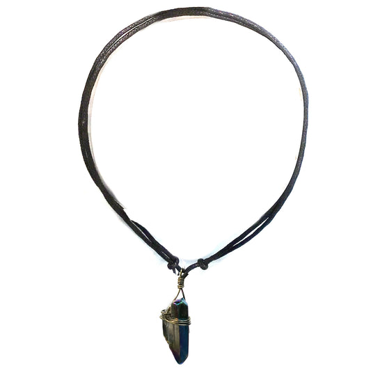 Necklace, Multicolor Stone 2P, Adjustable