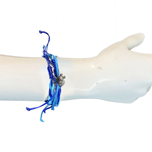 Bracelet, Blue Turtle Trio