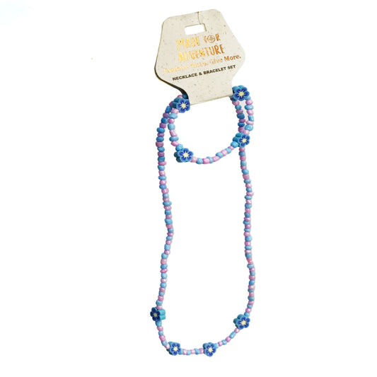 Necklace/Bracelet Set, Flower