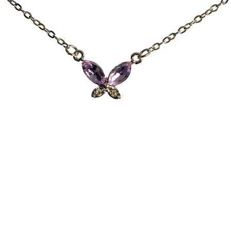 Necklace, Birth Stone Butterfly, June