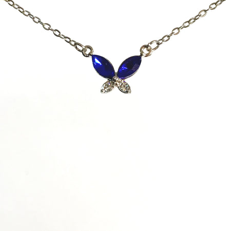 Necklace, Birth Stone Butterfly, September