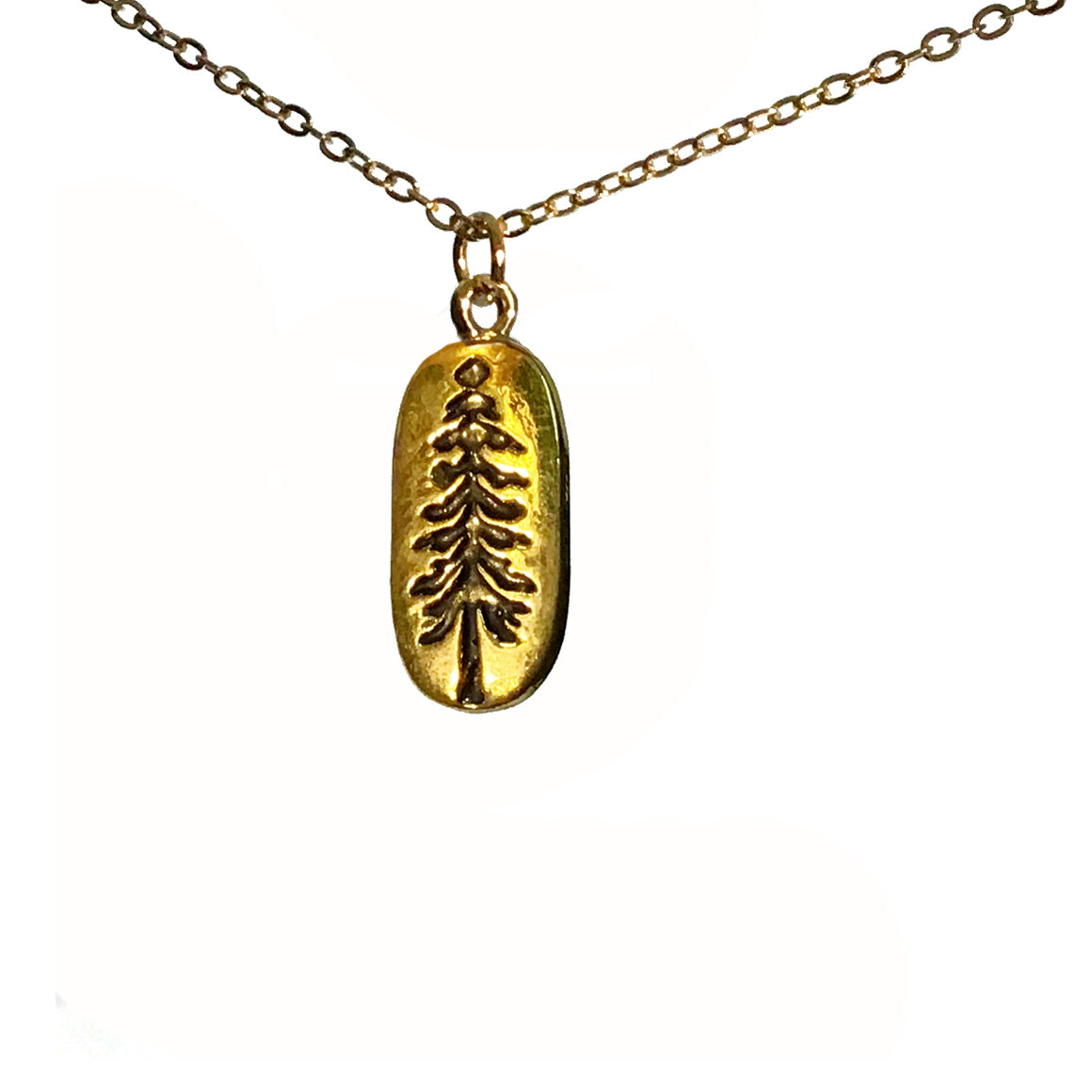 Necklace, Gold Trees