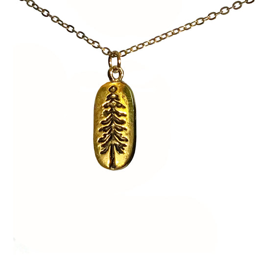 Necklace, Gold Trees