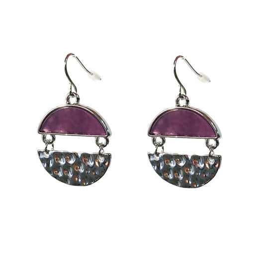 Earing, Amethyst, Dangle