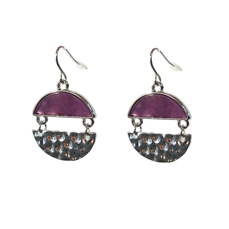 Earing, Amethyst, Dangle