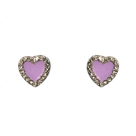 Earing, Purple Heart Stud
