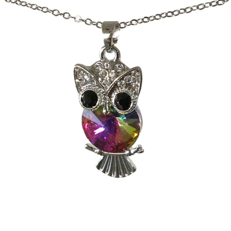 Necklace, Rainbow Owl