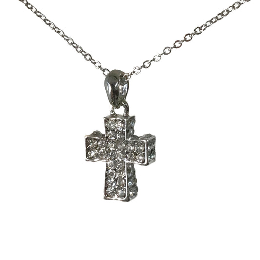 Necklace, Siver Cross