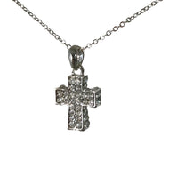 Necklace, Siver Cross